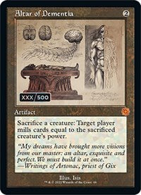 Altar of Dementia (Schematic) (Serial Numbered) (66) [The Brothers' War: Retro Frame Artifacts]