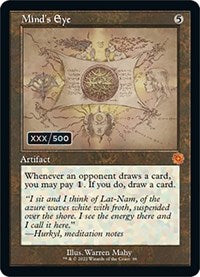 Mind's Eye (Schematic) (Serial Numbered) (96) [The Brothers' War: Retro Frame Artifacts]