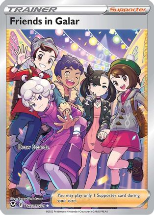 Friends in Galar TG23/TG30  - Holofoil SWSH12 Silver Tempest Trainer Gallery - Ultra Rare