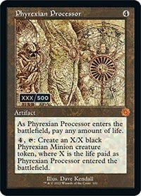 Phyrexian Processor (Schematic) (Serial Numbered) (102) [The Brothers' War: Retro Frame Artifacts]