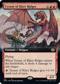 Tyrant of Kher Ridges (Extended Art) (341) [The Brothers' War]