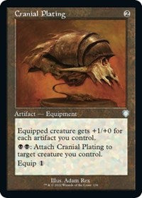 Cranial Plating (Retro Frame) (136) [Commander: The Brothers' War]