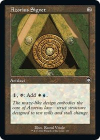 Azorius Signet (Retro Frame) (133) [Commander: The Brothers' War]