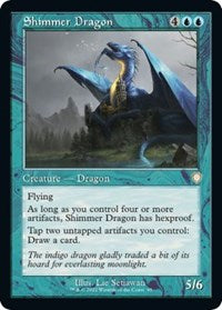 Shimmer Dragon (Retro Frame) (95) [Commander: The Brothers' War]