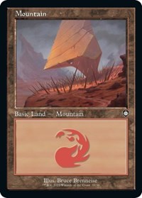Mountain (35) (Retro Frame) (35) [Commander: The Brothers' War]