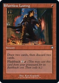 Faithless Looting (Retro Frame) (116) [Commander: The Brothers' War]