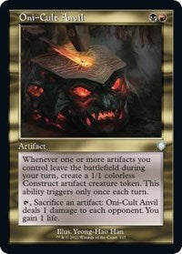 Oni-Cult Anvil (Retro Frame) (127) [Commander: The Brothers' War]