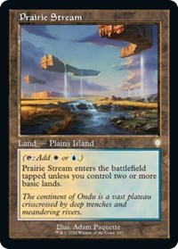 Prairie Stream (Retro Frame) (193) [Commander: The Brothers' War]