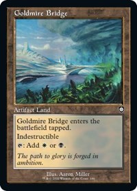 Goldmire Bridge (Retro Frame) (186) [Commander: The Brothers' War]