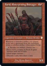 Farid, Enterprising Salvager (Retro Frame) (13) [Commander: The Brothers' War]