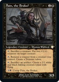Fain, the Broker (Retro Frame) (105) [Commander: The Brothers' War]