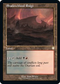 Shadowblood Ridge (Retro Frame) (199) [Commander: The Brothers' War]
