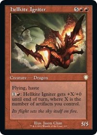 Hellkite Igniter (Retro Frame) (117) [Commander: The Brothers' War]