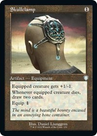 Skullclamp (Retro Frame) (159) [Commander: The Brothers' War]