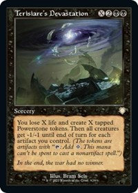 Terisiare's Devastation (Retro Frame) (9) [Commander: The Brothers' War]