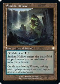 Sunken Hollow (Retro Frame) (204) [Commander: The Brothers' War]