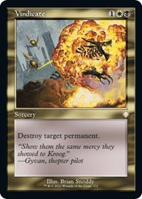 Vindicate (Retro Frame) (131) [Commander: The Brothers' War]
