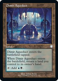 Dimir Aqueduct (Retro Frame) (182) [Commander: The Brothers' War]
