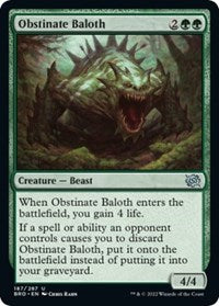 Obstinate Baloth (187) [The Brothers' War]