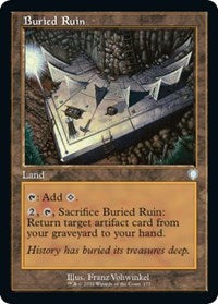 Buried Ruin (Retro Frame) (177) [Commander: The Brothers' War]