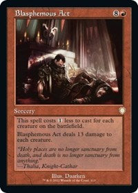 Blasphemous Act (Retro Frame) (113) [Commander: The Brothers' War]