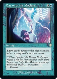 One with the Machine (Retro Frame) (90) [Commander: The Brothers' War]