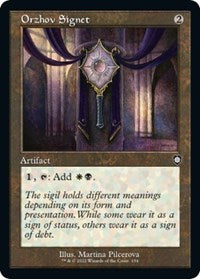 Orzhov Signet (Retro Frame) (154) [Commander: The Brothers' War]