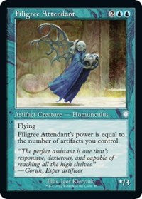 Filigree Attendant (Retro Frame) (85) [Commander: The Brothers' War]