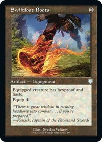 Swiftfoot Boots (Retro Frame) (166) [Commander: The Brothers' War]