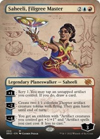 Saheeli, Filigree Master (Borderless) (294) [The Brothers' War]