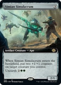 Simian Simulacrum (Extended Art) (352) [The Brothers' War]