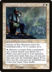Scholar of New Horizons (Retro Frame) (6) [Commander: The Brothers' War]
