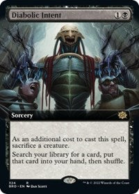 Diabolic Intent (Extended Art) (324) [The Brothers' War]