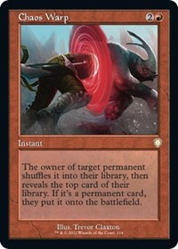 Chaos Warp (Retro Frame) (114) [Commander: The Brothers' War]
