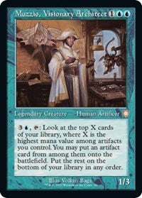 Muzzio, Visionary Architect (Retro Frame) (89) [Commander: The Brothers' War]