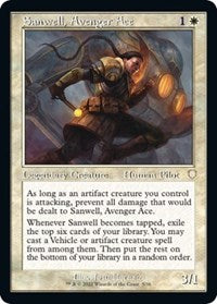 Sanwell, Avenger Ace (Retro Frame) (5) [Commander: The Brothers' War]