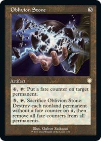 Oblivion Stone (Retro Frame) (153) [Commander: The Brothers' War]