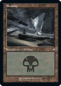 Swamp (34) (Retro Frame) (34) [Commander: The Brothers' War]