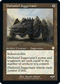 Darksteel Juggernaut (Retro Frame) (137) [Commander: The Brothers' War]