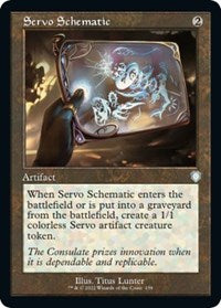 Servo Schematic (Retro Frame) (158) [Commander: The Brothers' War]