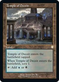 Temple of Deceit (Retro Frame) (205) [Commander: The Brothers' War]