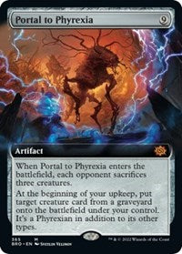 Portal to Phyrexia (Extended Art) (365) [The Brothers' War]