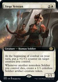 Siege Veteran (Extended Art) (306) [The Brothers' War]