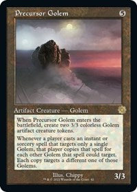 Precursor Golem (42) [The Brothers' War: Retro Frame Artifacts]