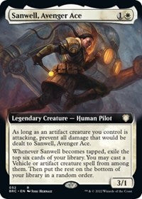Sanwell, Avenger Ace (Extended Art) (52) [Commander: The Brothers' War]