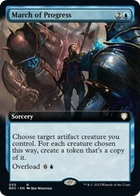 March of Progress (Extended Art) (55) [Commander: The Brothers' War]
