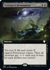 Terisiare's Devastation (Extended Art) (56) [Commander: The Brothers' War]