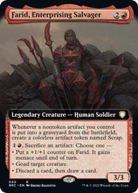Farid, Enterprising Salvager (Extended Art) (60) [Commander: The Brothers' War]