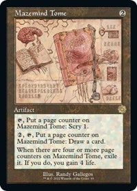 Mazemind Tome (Schematic) (93) [The Brothers' War: Retro Frame Artifacts]
