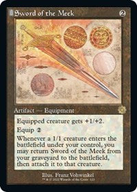 Sword of the Meek (Schematic) (122) [The Brothers' War: Retro Frame Artifacts]